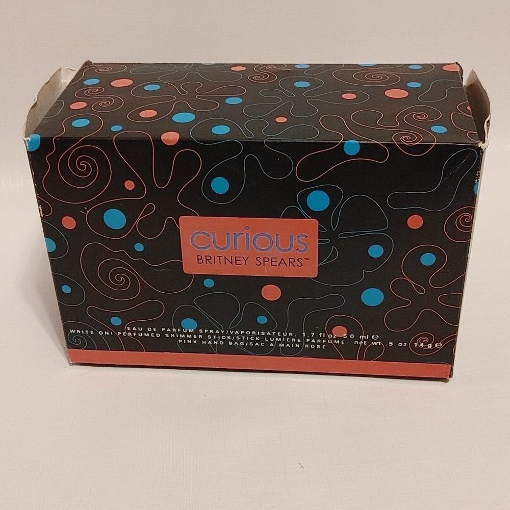 Ultra Rare Britney Spears Curious Fragrance Gift Set 50ml Fragrance with… - Picture 2 of 10